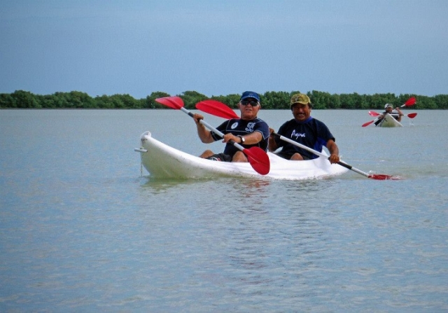 rutas en playas y manglaternera